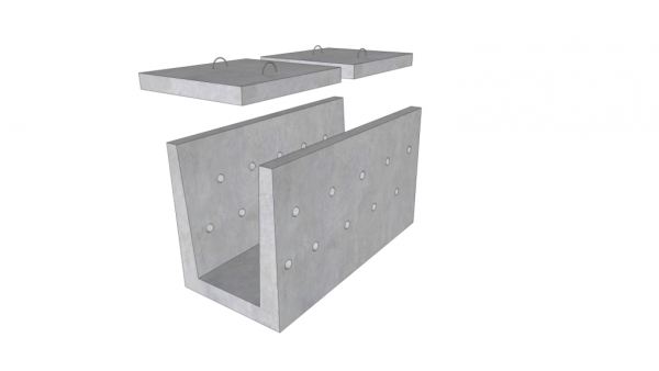 Лотки междупутные МПЛ 150